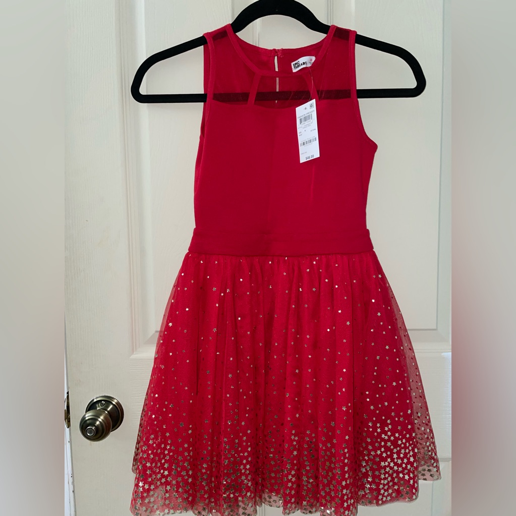 Brand New Epic Threads Kids Size Medium Red Dress